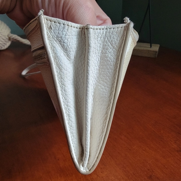 Coach Floral Wallet Wristlet Coated Canvas & White Leather 53842 - Picture 12 of 15